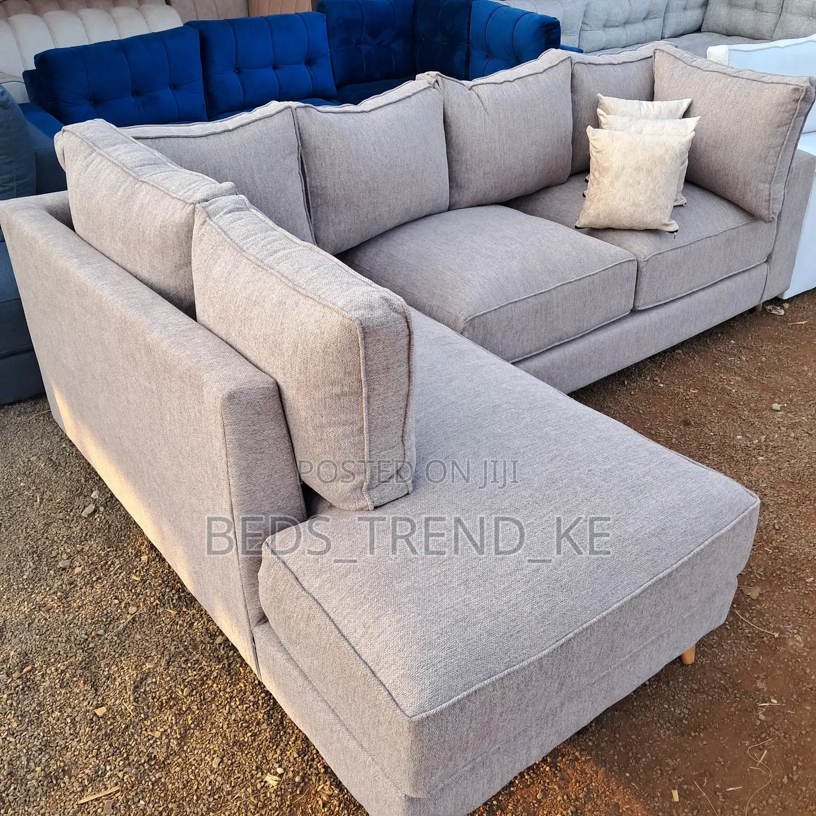 Modern Classy 6 Seater L Seat Sofa