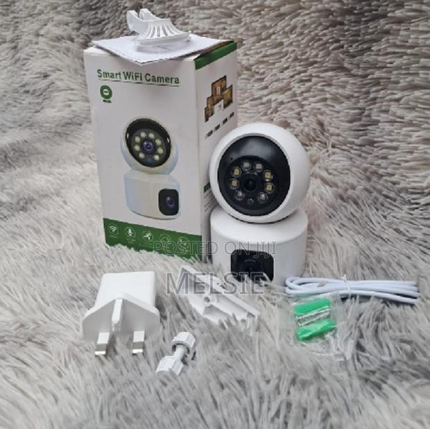 V380 4g Dual Lens Mini PTZ Indoor Camera With Sim Slot