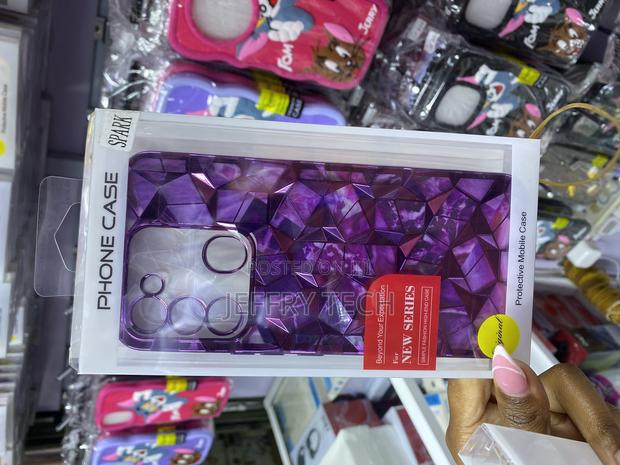 Jkobt Tecno Spark Sparkle and Detachable Diamond Print Case - main view