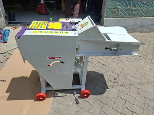 Electric Chaff Cutter With Gear and Conveyor Belt