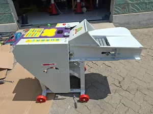 Electric Chaff Cutter With Gear and Conveyor Belt