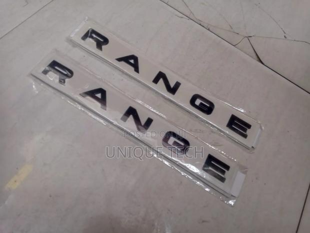 Premium Chrome Range Emblem/Stickers– Universal Fit - main view