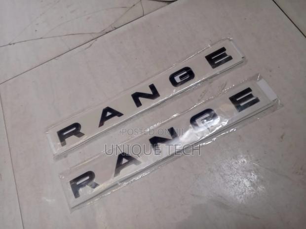 Universal Range Chrome Car Sticker Badge