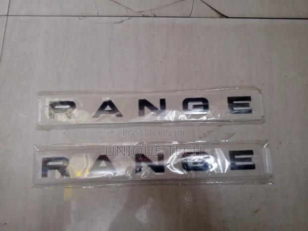 Range Chrome Logo Emblem – Sleek Universal Car Upgrade - main view