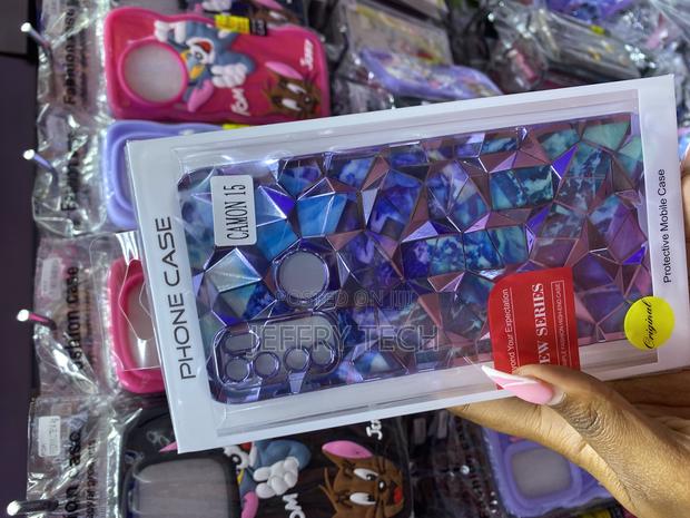 Korean Tecno Spark 15 Diamond Print and Detachable Case - thumbnail 2