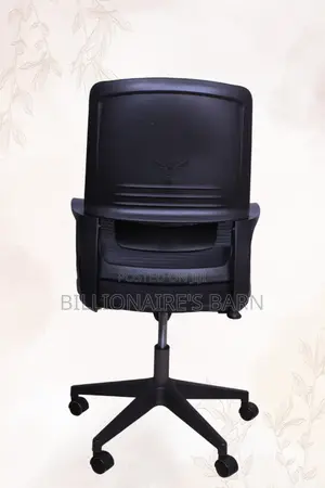 Black Upholstered Office Mesh Chair