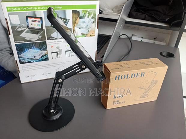 Heavy Duty Metallic Phone Holder Large Base - thumbnail 3