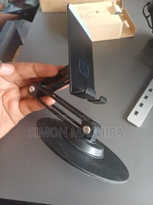 Heavy Duty Metallic Phone Holder Large Base