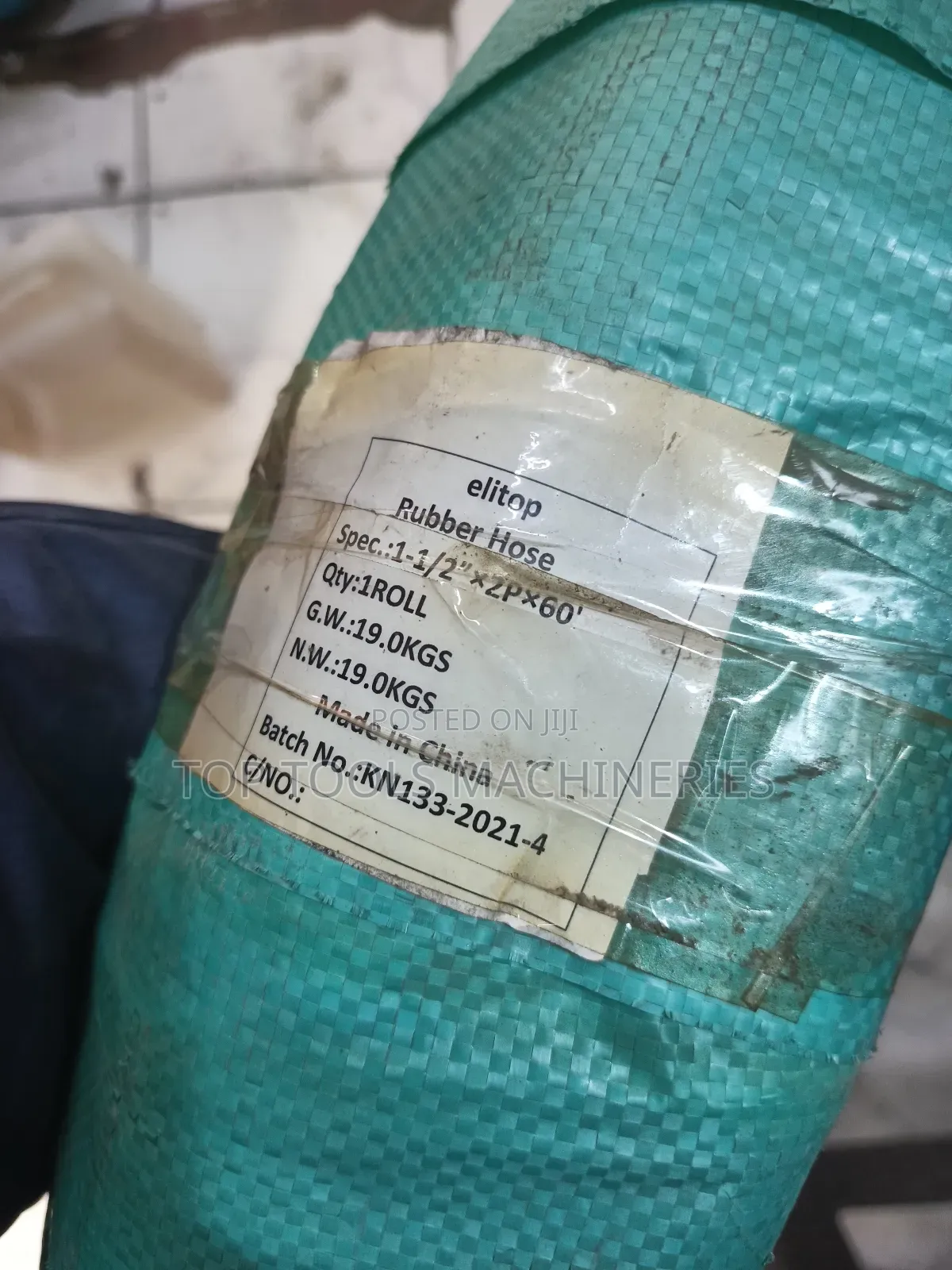 Rubber Hose Pipe 1.5 Inch 38mm Roll 60feet