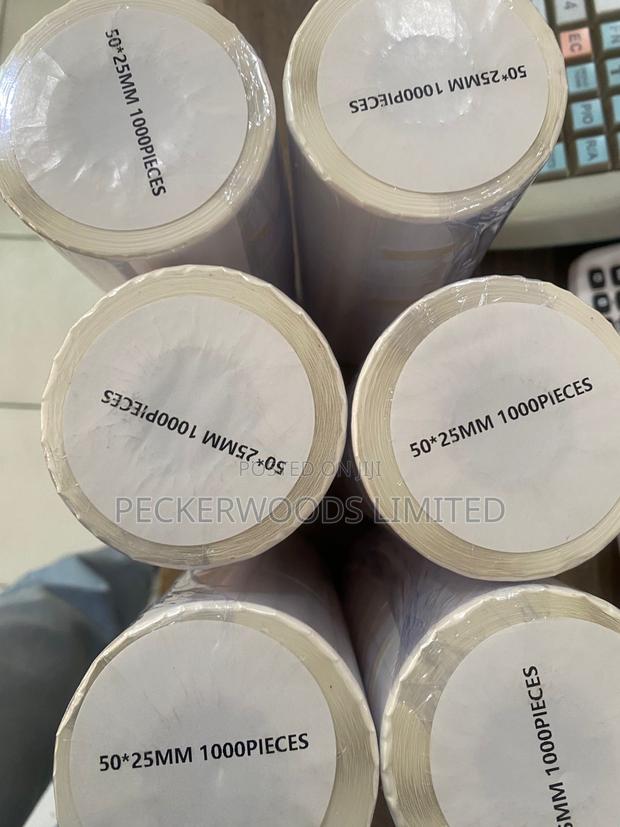 "50x25mm Thermal Labels – High-Quality, Jam-Free!"