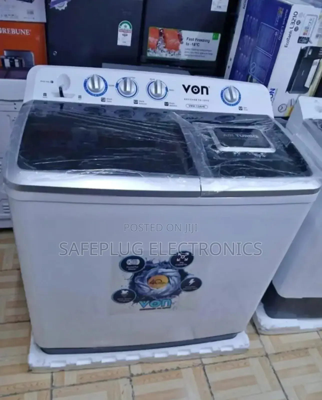 Von 13kg Top Load Washer – Power Wash Made Easy