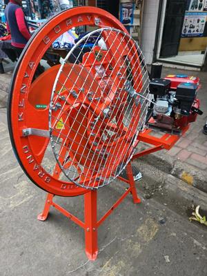 Milano 3 Blade Chaff Cutter Complete With Engine Heavy Duty - thumbnail 2