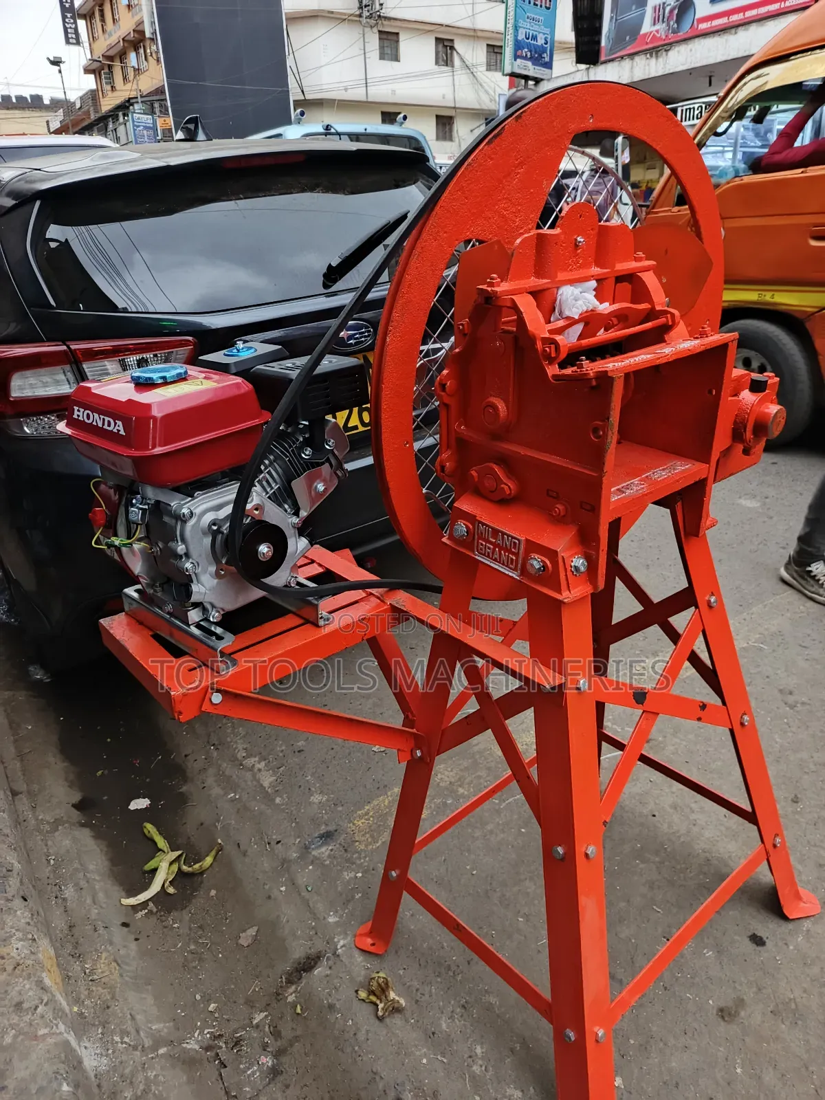 Milano 3 Blade Chaff Cutter Complete With Engine Heavy Duty