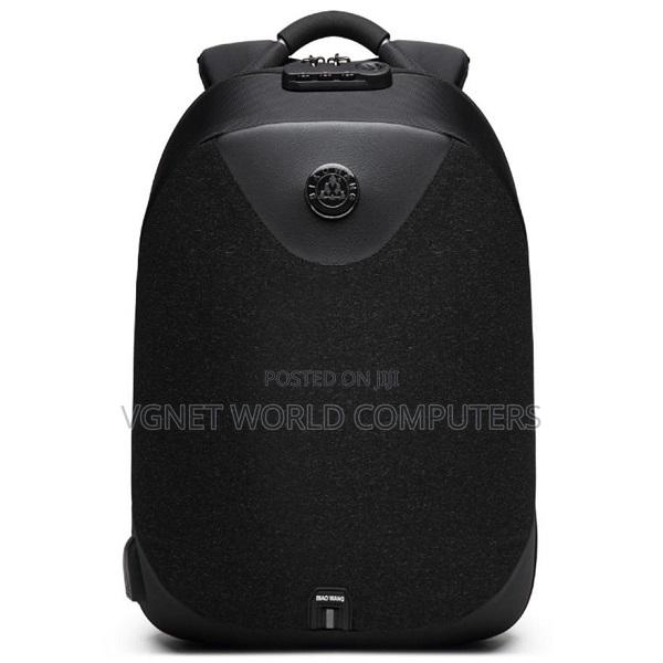 Baowang Quality Leather Antitheft Laptop Bag