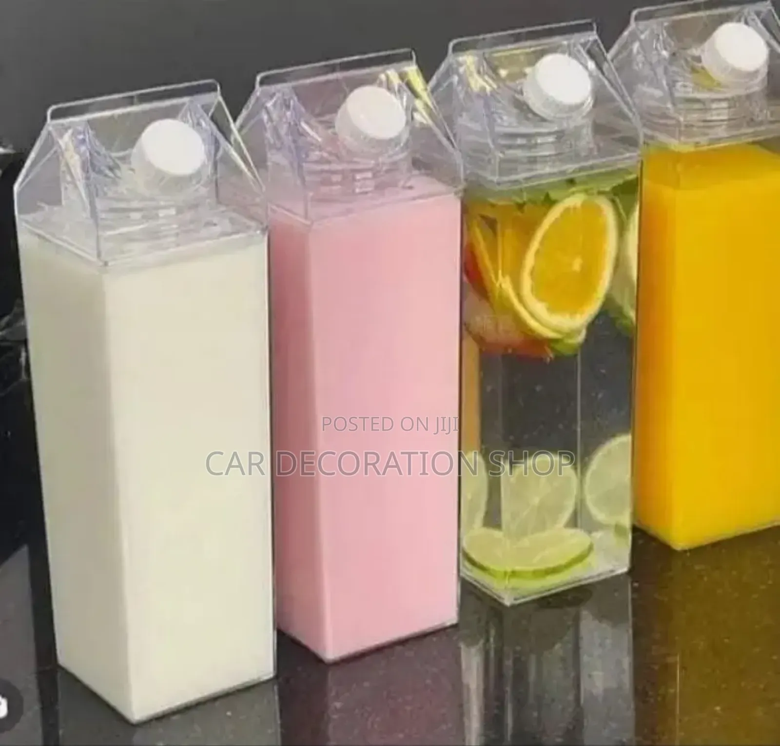 Multipurpose Space Saver 1000ml Portable Juice/Milk Bottle