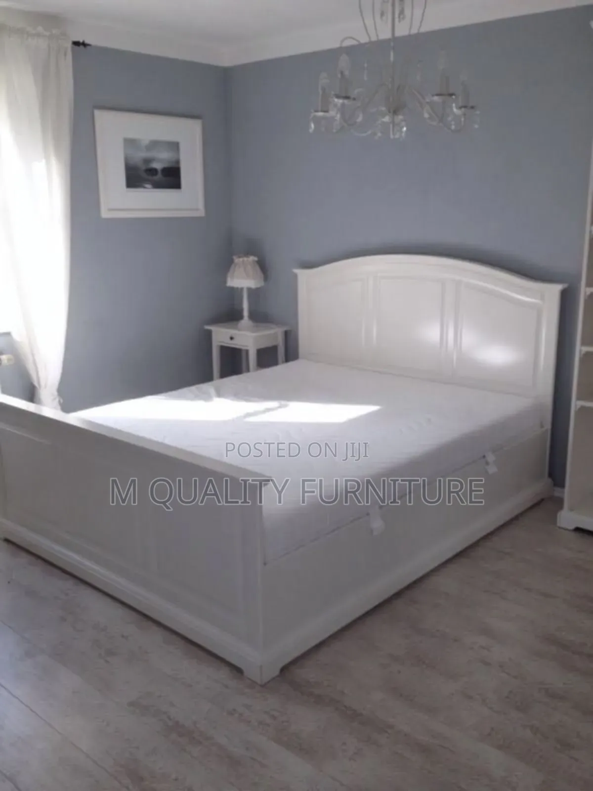 White Wooden Beds