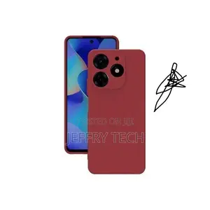 Tecno Pop 8 Fashion Shock Proof Phone Cover - Maroon.
