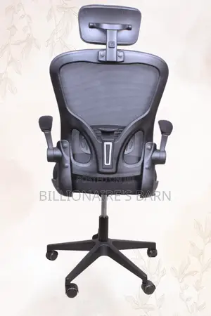 Ergonomic Office Lumbar Support Mesh Chair-Black