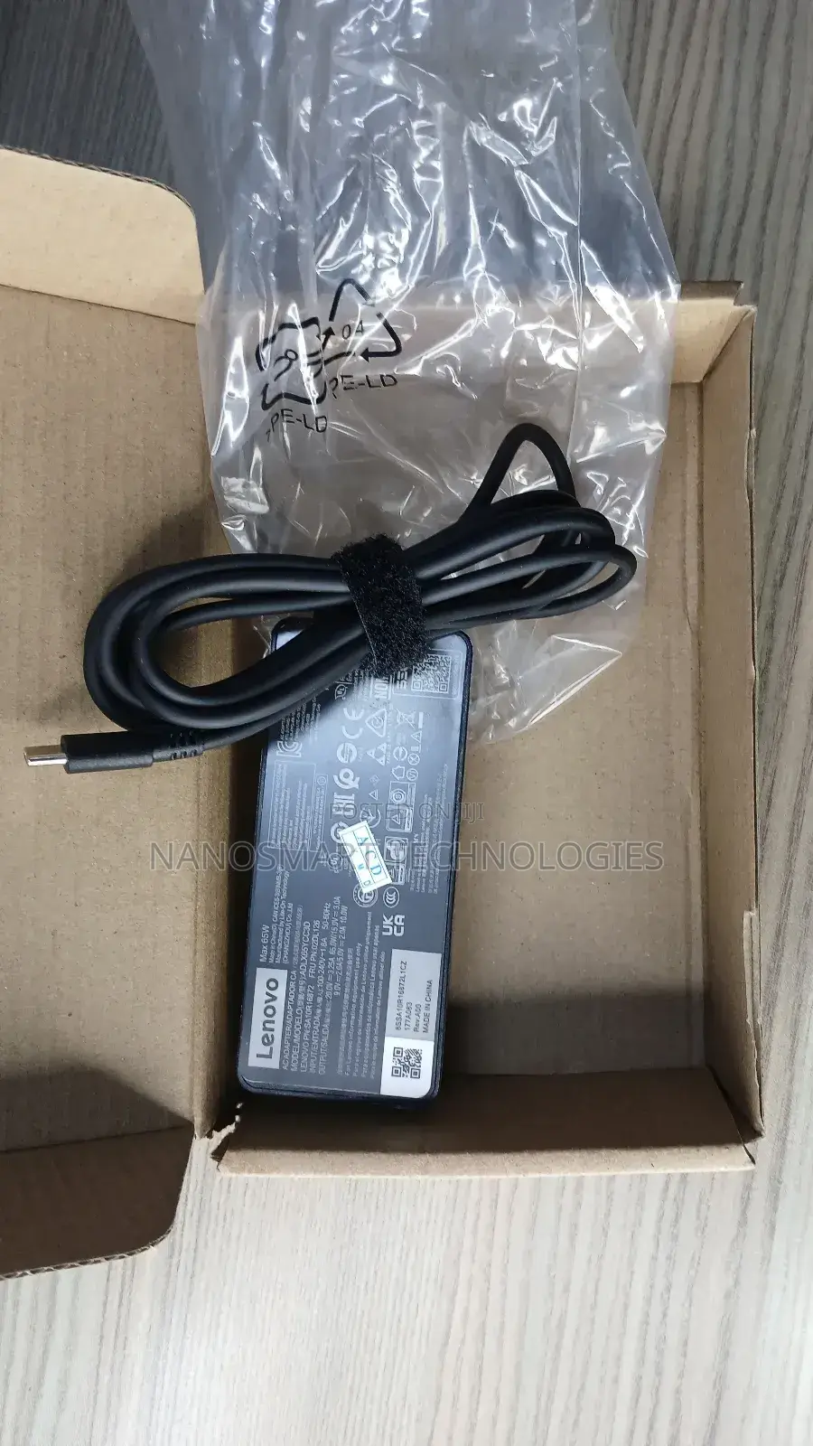 Lenovo Type C Laptop Adapter (65w)