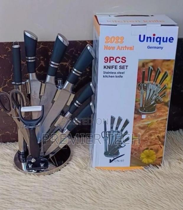9 PCS Unique Knife Set - main view