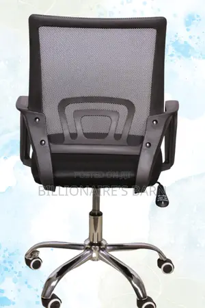 Mesh Chair Lifting Staff Seat for Comfort Work-Black