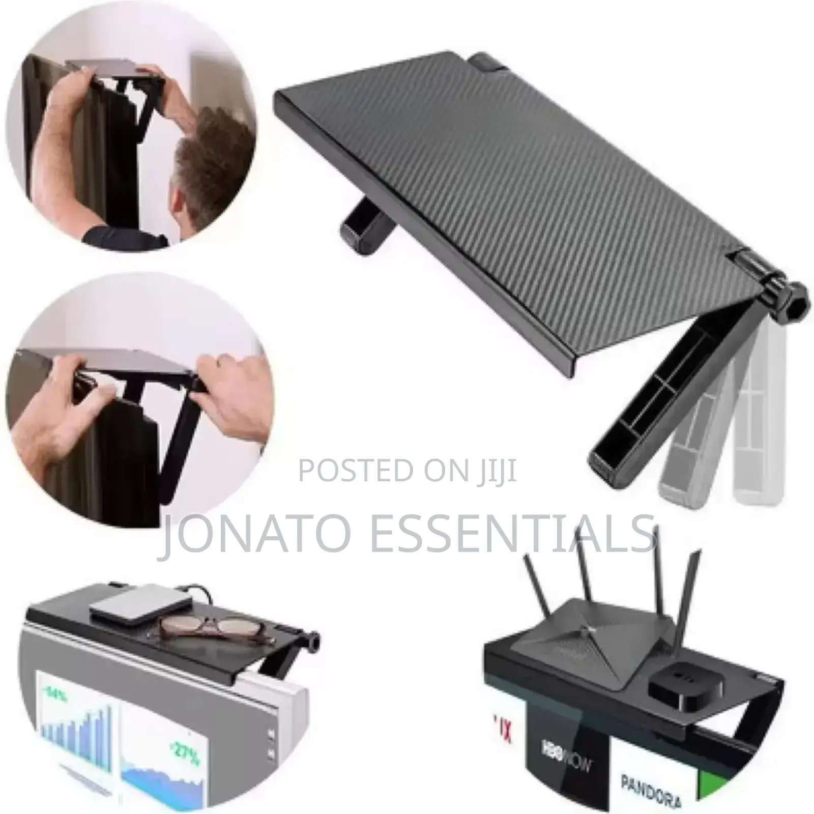 Tv Screen Top Storage Shelf, Wifi Router Holder