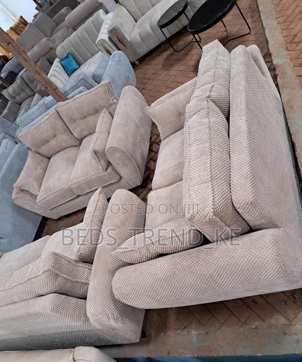 Textured 7 Seater Butterfly Sofa 3-2-1-1