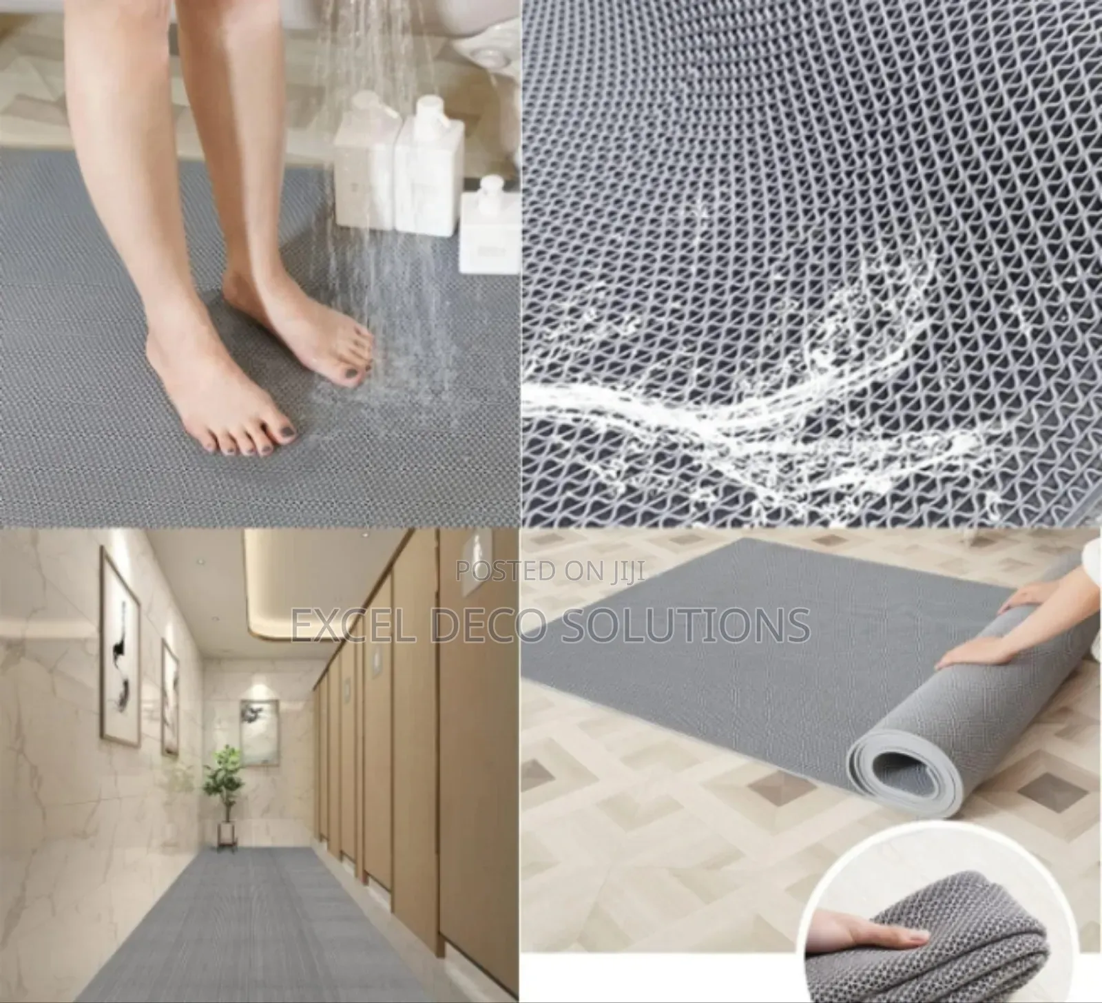 Anti-Slip PVC Floor Mat – 100% Waterproof
