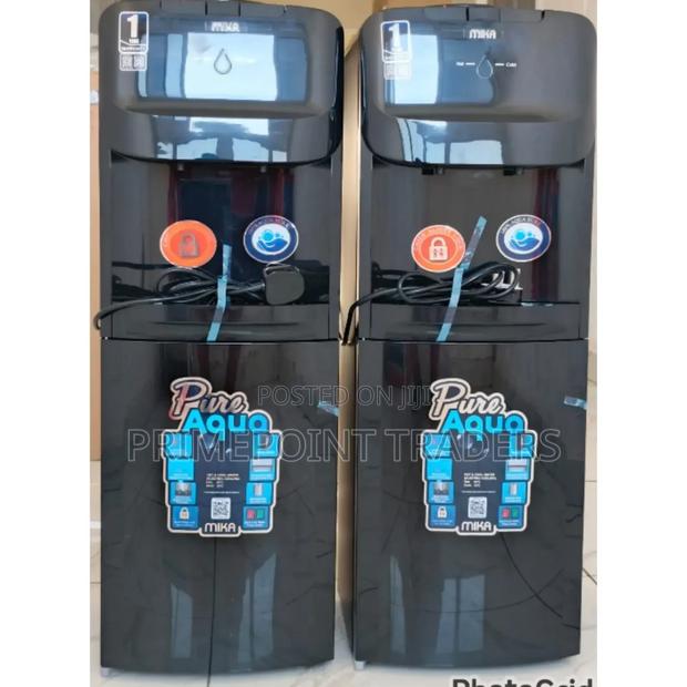 Black Mika Free Standing Hot and Cold Water Dispenser✓