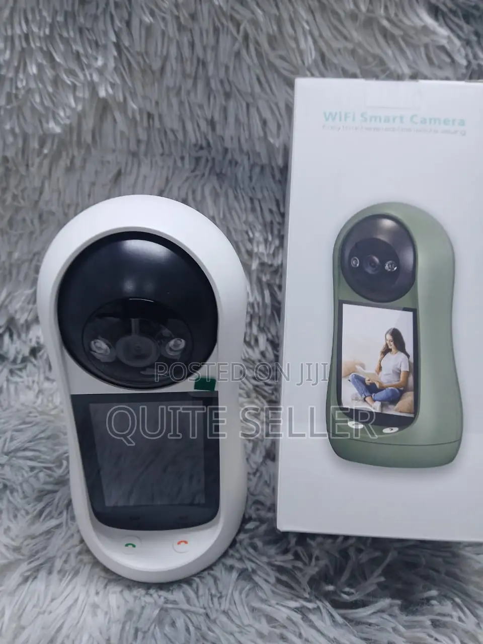 Indoor Nanny Auto Rotate Two Way Video Call PTZ Wifi Camera