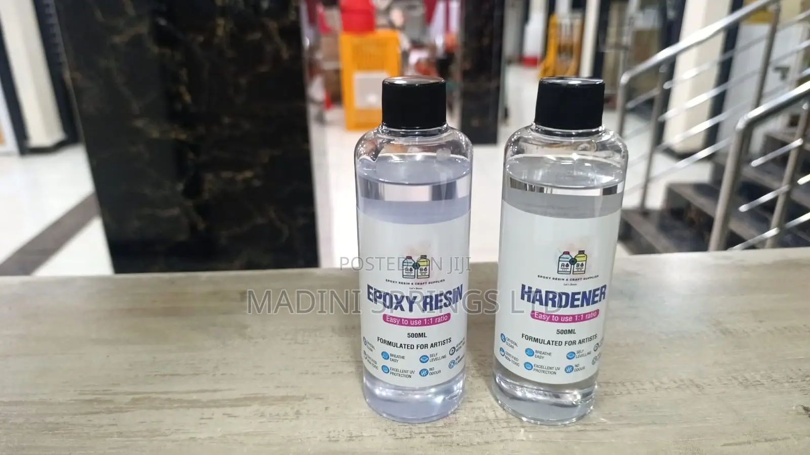Clear Epoxy Resin, 2l (For Floor Waterproofing and Artistry)