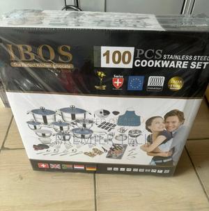 100 PCS Stainless Steel Cookware Set - thumbnail 2