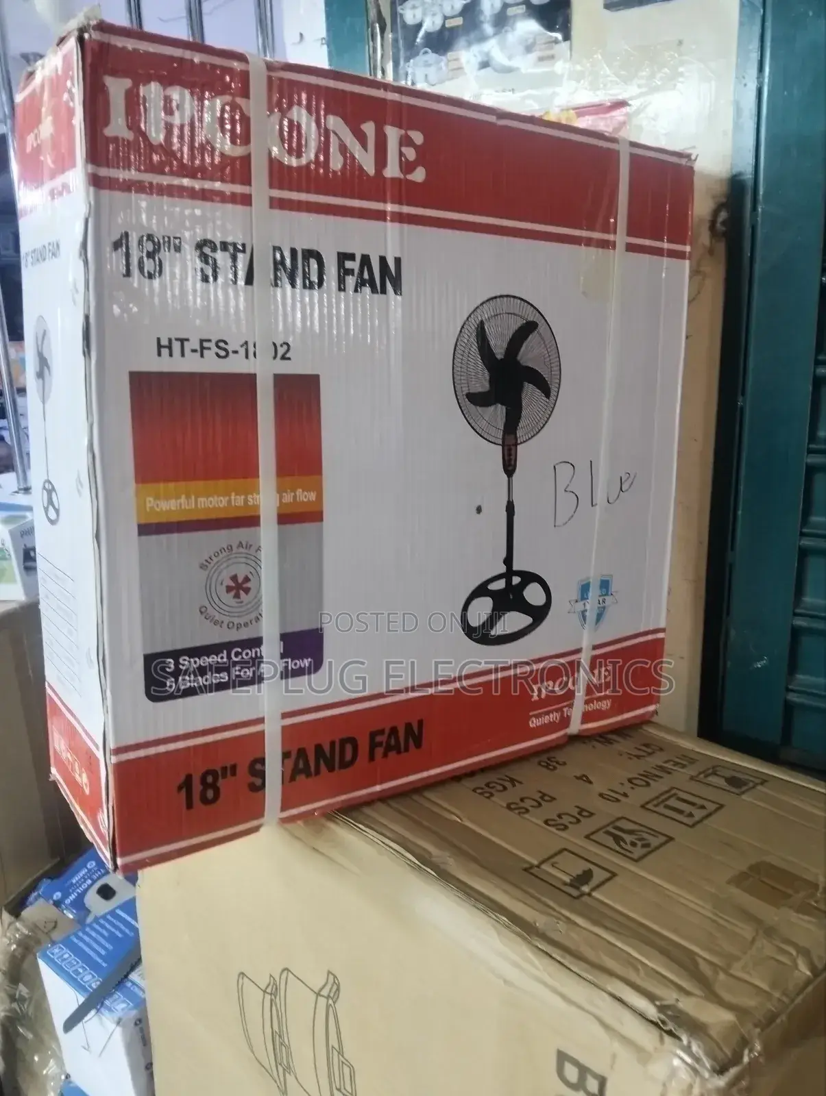 Ipcone 18 Inch Fan – Cool Air, Big Power