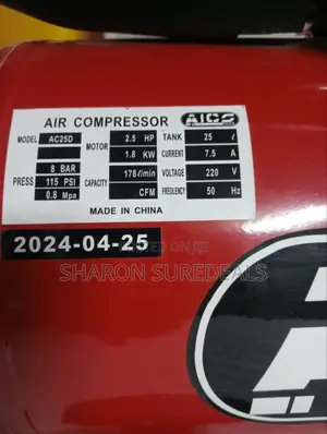 Quality Air Compressor Direct Driven Motor/25l