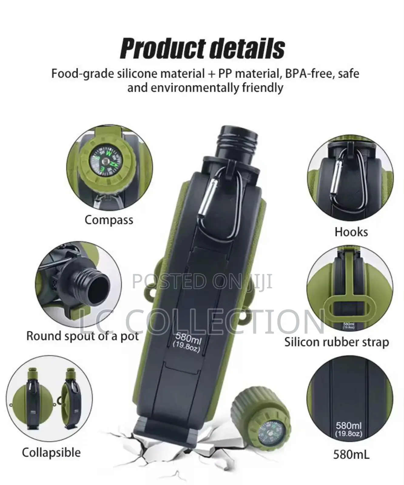 Water Bottles With Compass