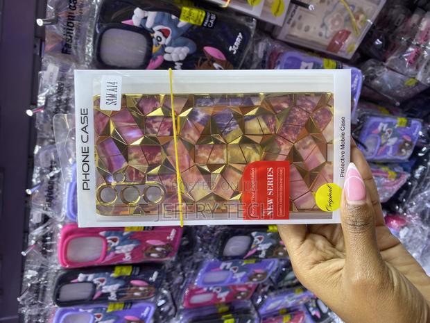 Alcod Samsung Galaxy A14 Bling Diamond Print Sparkle Case - main view