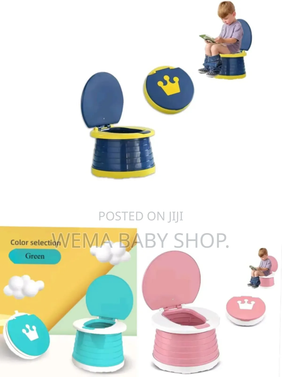 2 in 1 Kids Portable/Foldable/Travel Potty/Seat