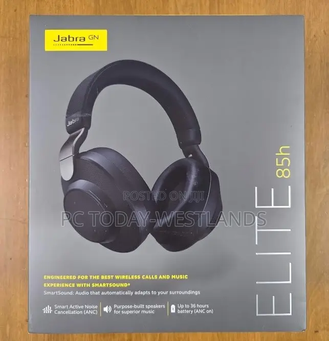 Jabra Elite 85h Wireless Noise-Canceling Headphones