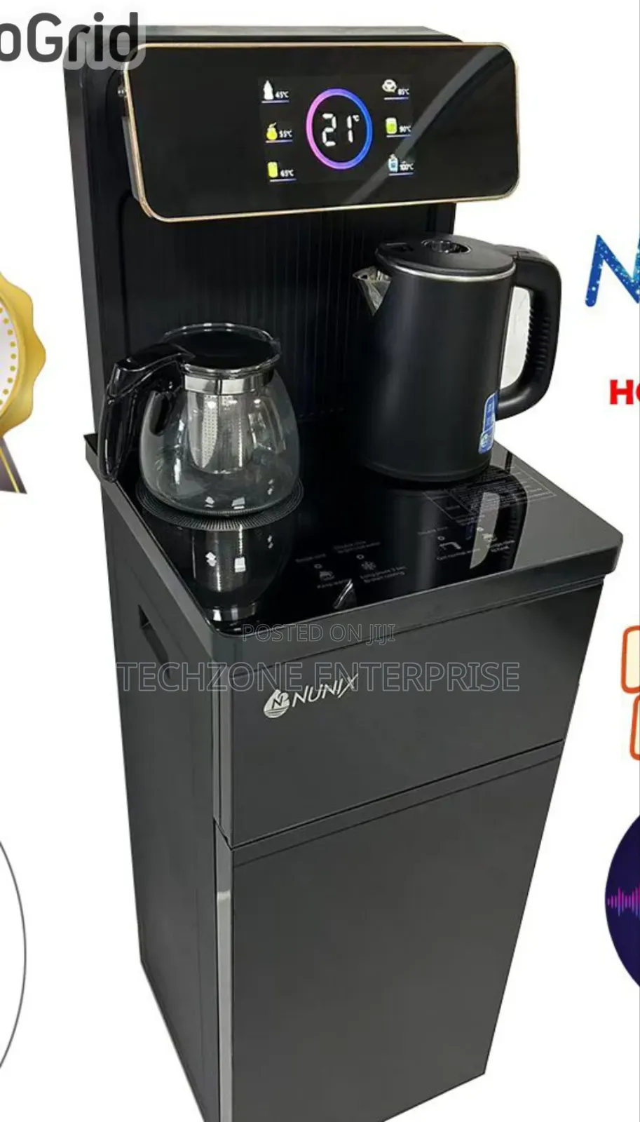 Nunix A3c Water Dispenser Hot Cold, Bottom Load, Child Lock,