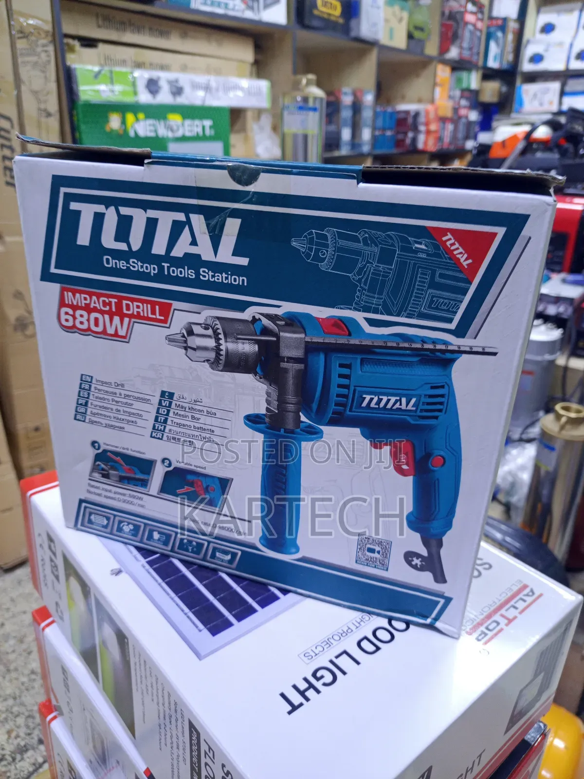 Total Tg 680w Impact Drill With Hammer Function