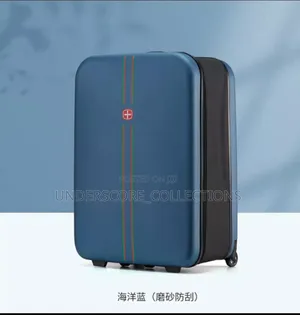 Collapsible Travel Luggage Bag With Wheels Lock