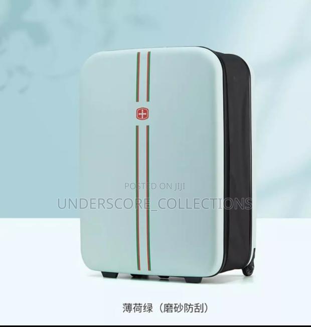 Collapsible Travel Luggage Bag With Wheels Lock