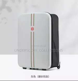 Collapsible Travel Luggage Bag With Wheels Lock
