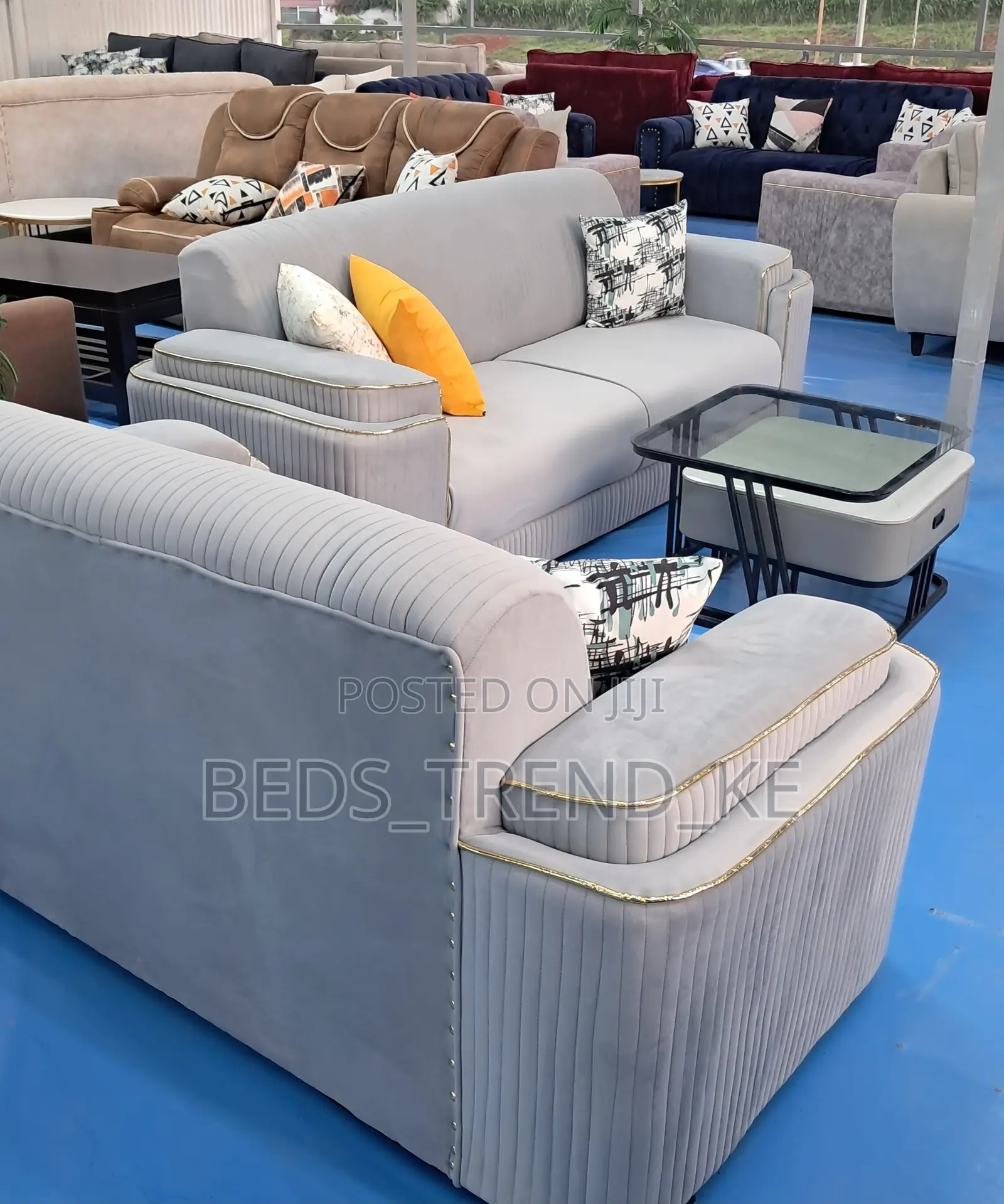 Plush 5 Seater Modern Sofa 3,2