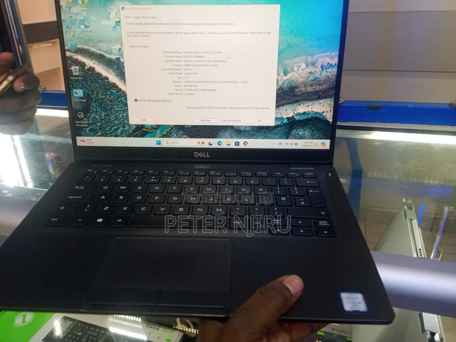 Laptop Dell Latitude 5300 8GB Intel Core I5 SSD 256GB