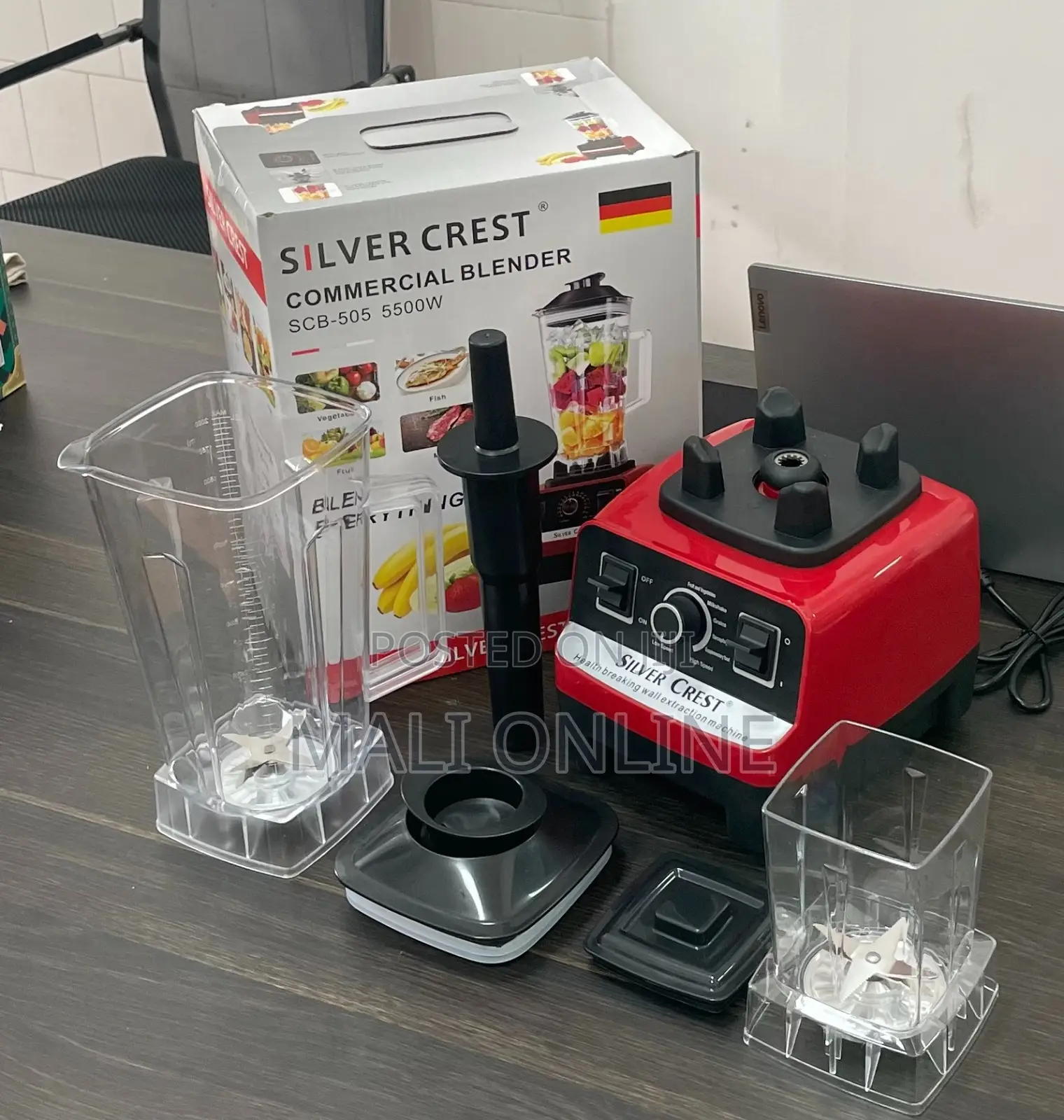 Silver Crest 2-in-1 5500w Heavy Duty Commercial Blender