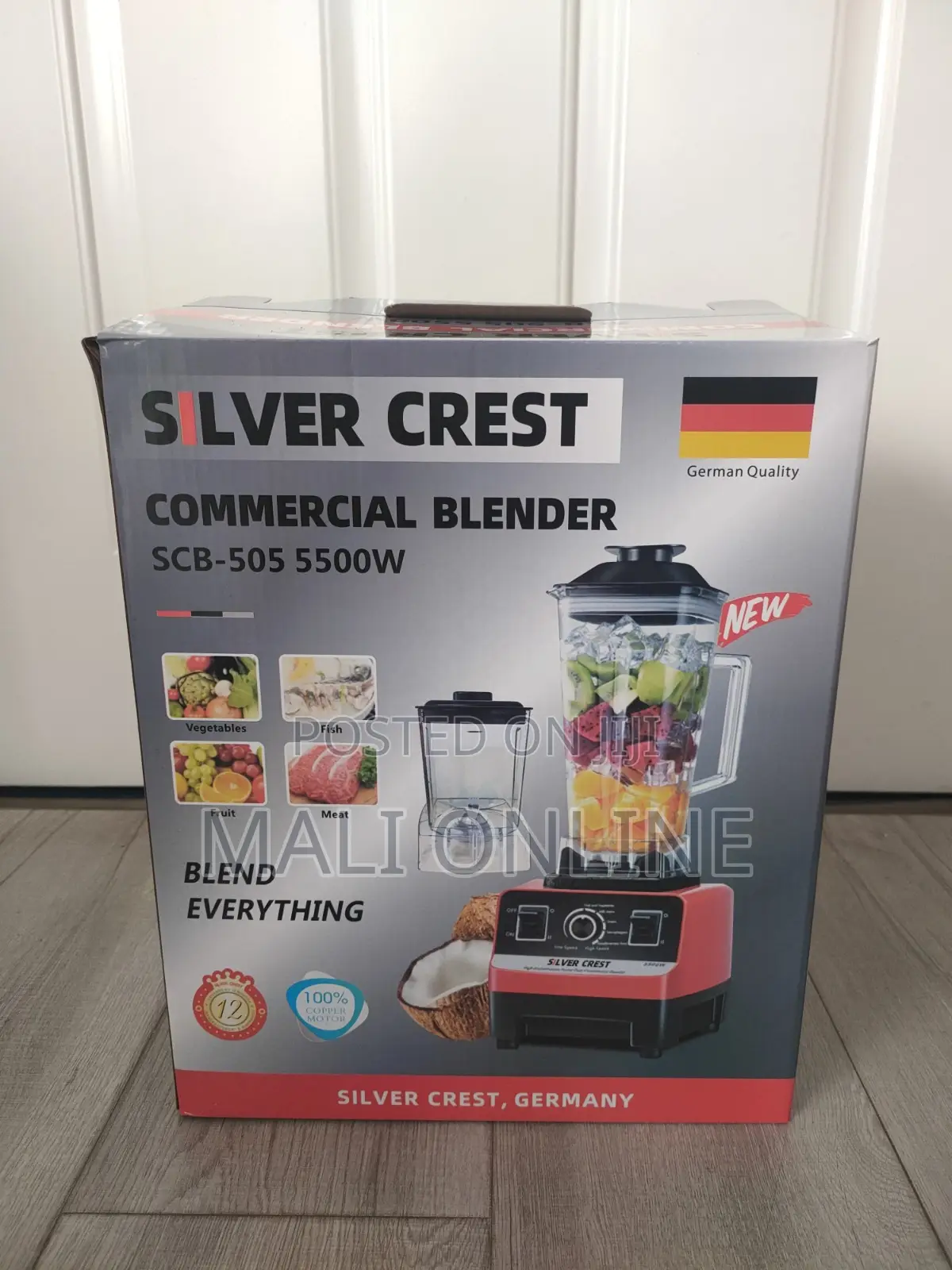 Silver Crest 2-in-1 5500w Heavy Duty Commercial Blender
