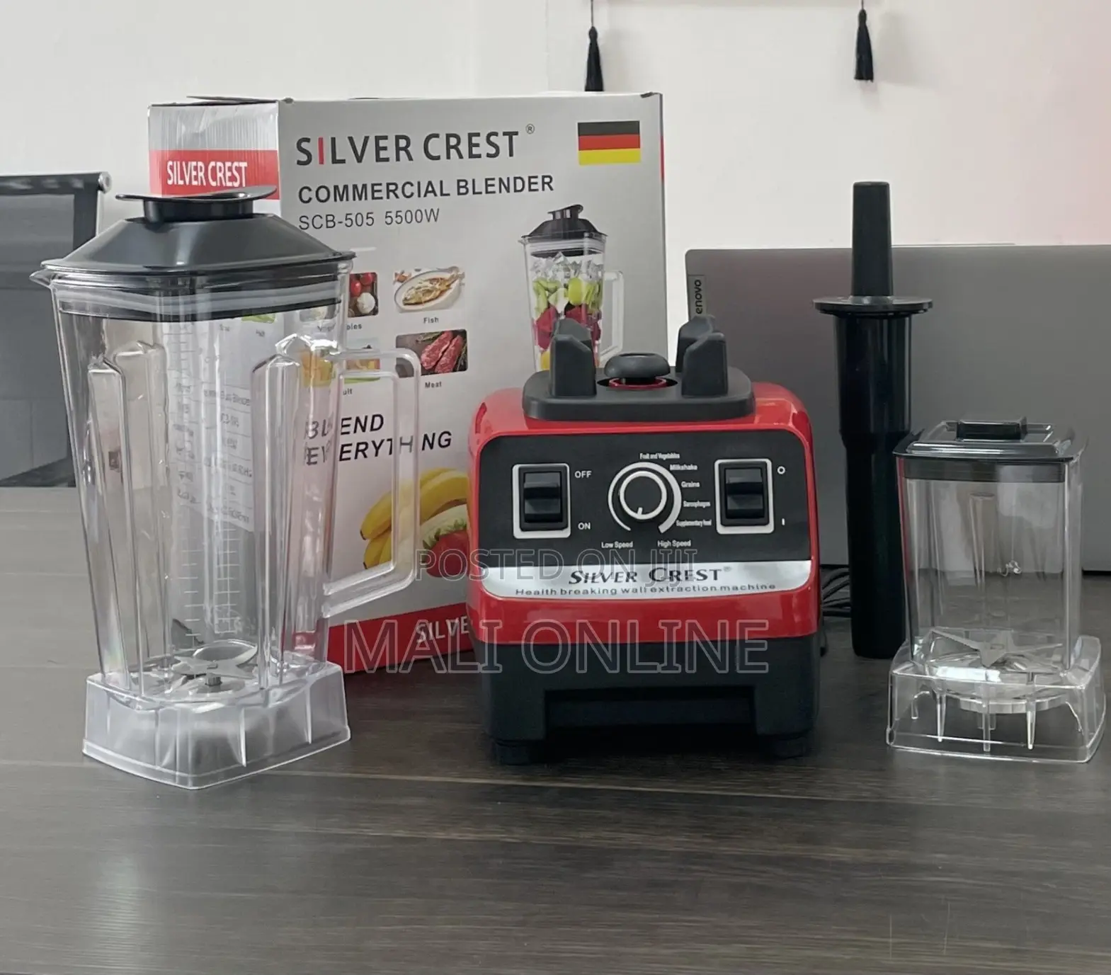 Silver Crest 2-in-1 5500w Heavy Duty Commercial Blender