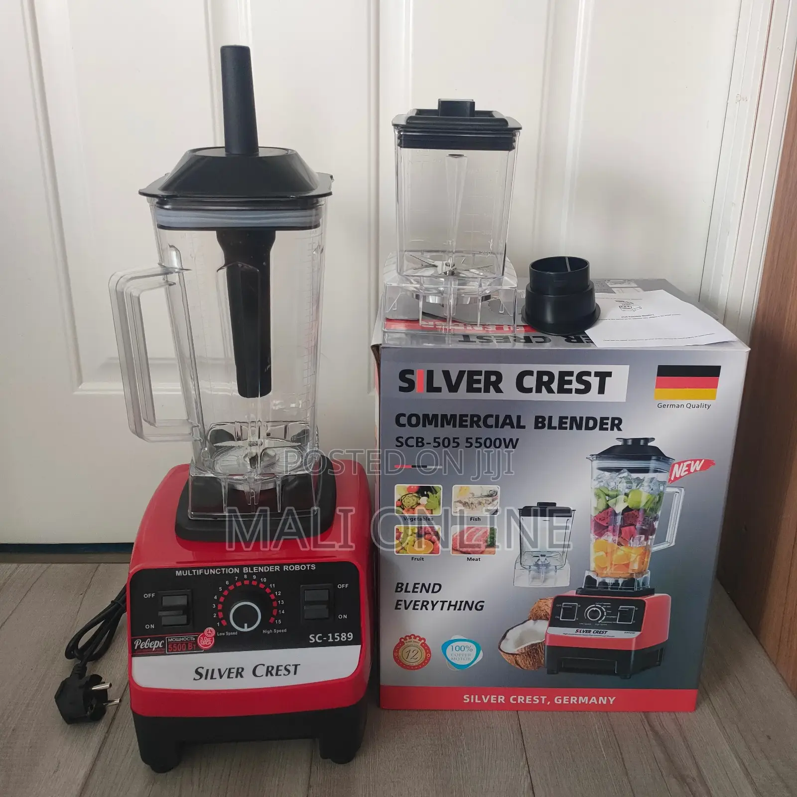 Silver Crest 2-in-1 5500w Heavy Duty Commercial Blender