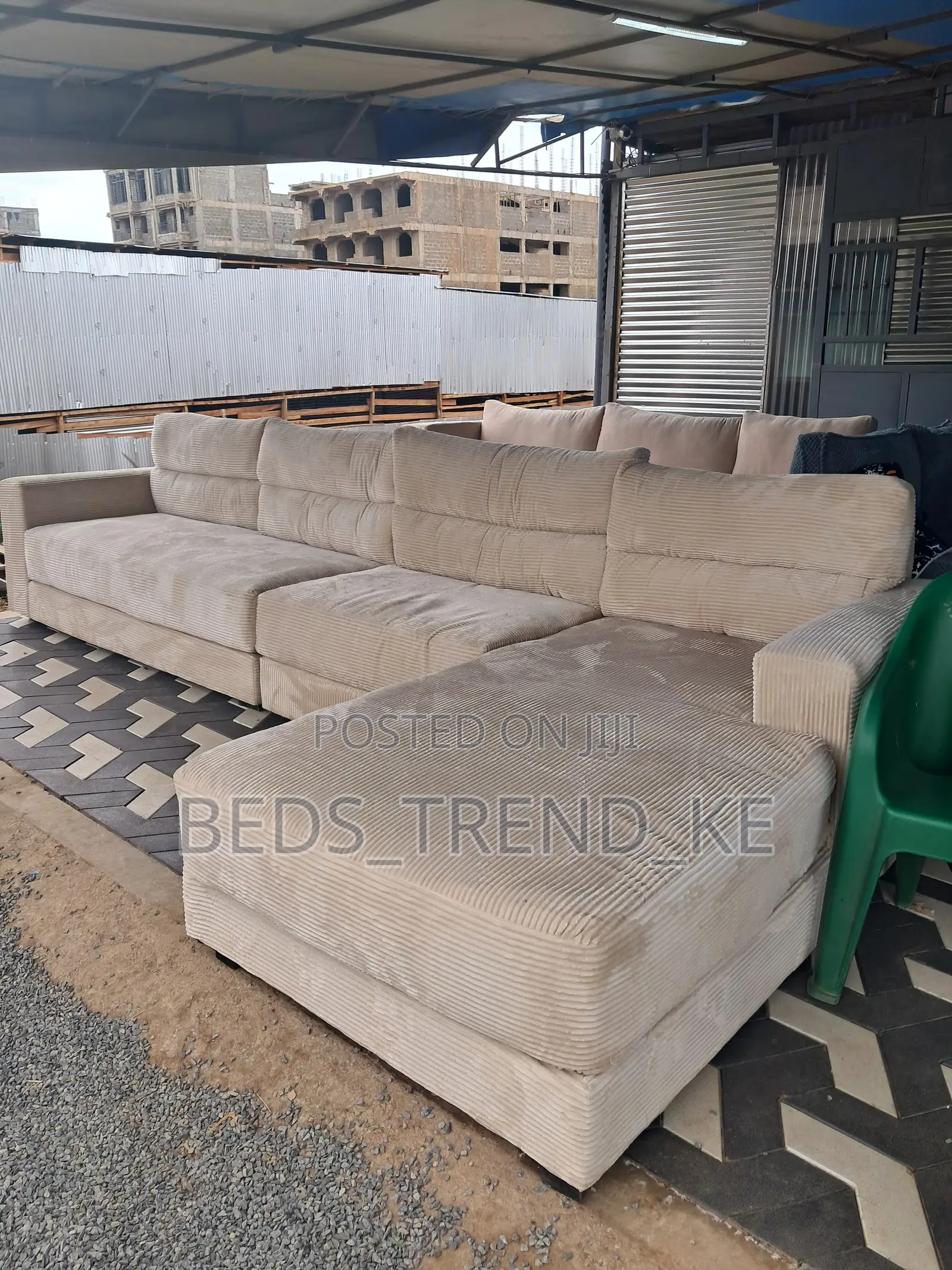 Minimalist 6 Seater L Seat Sofa